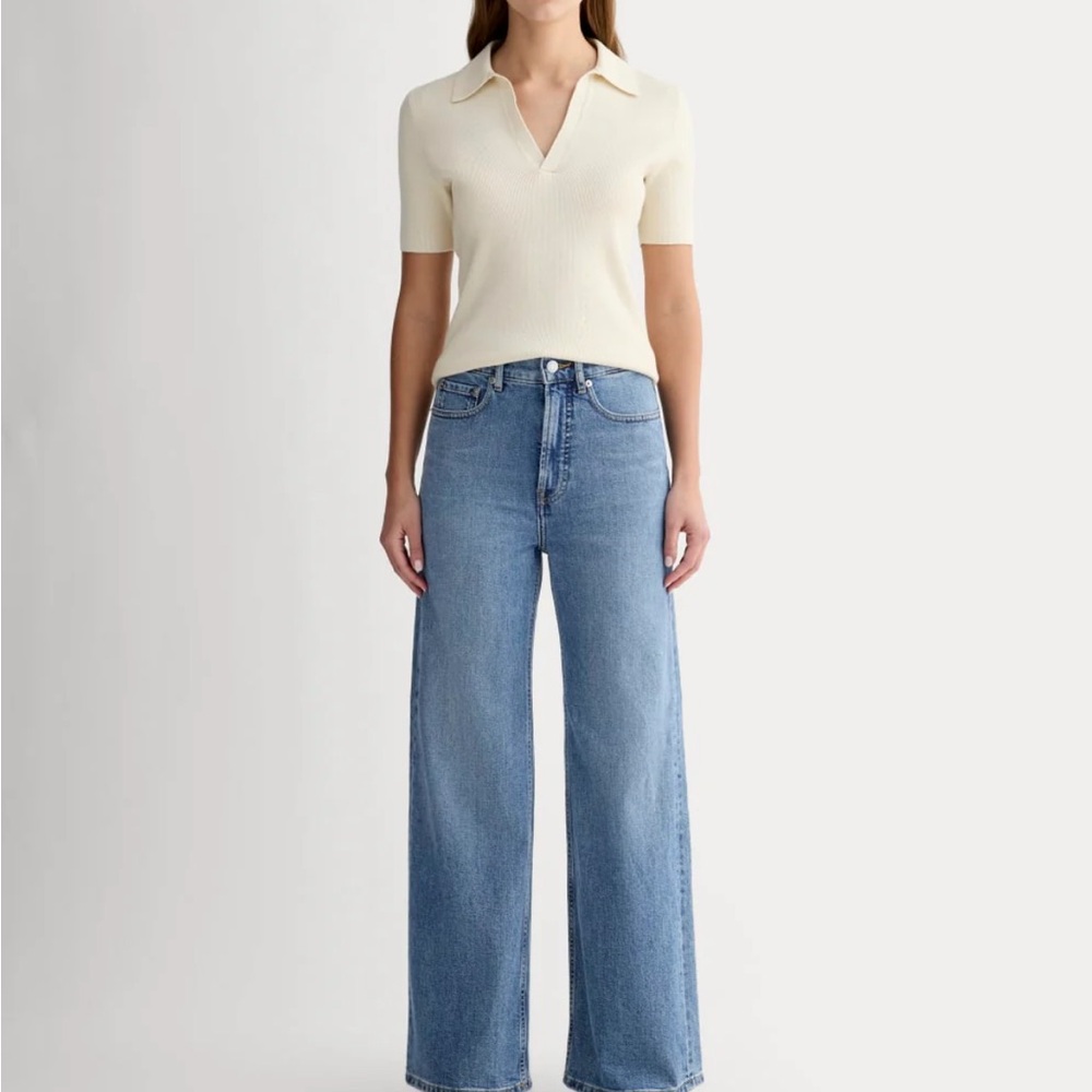 Everlane The Way-High Sailor Jean, wide leg